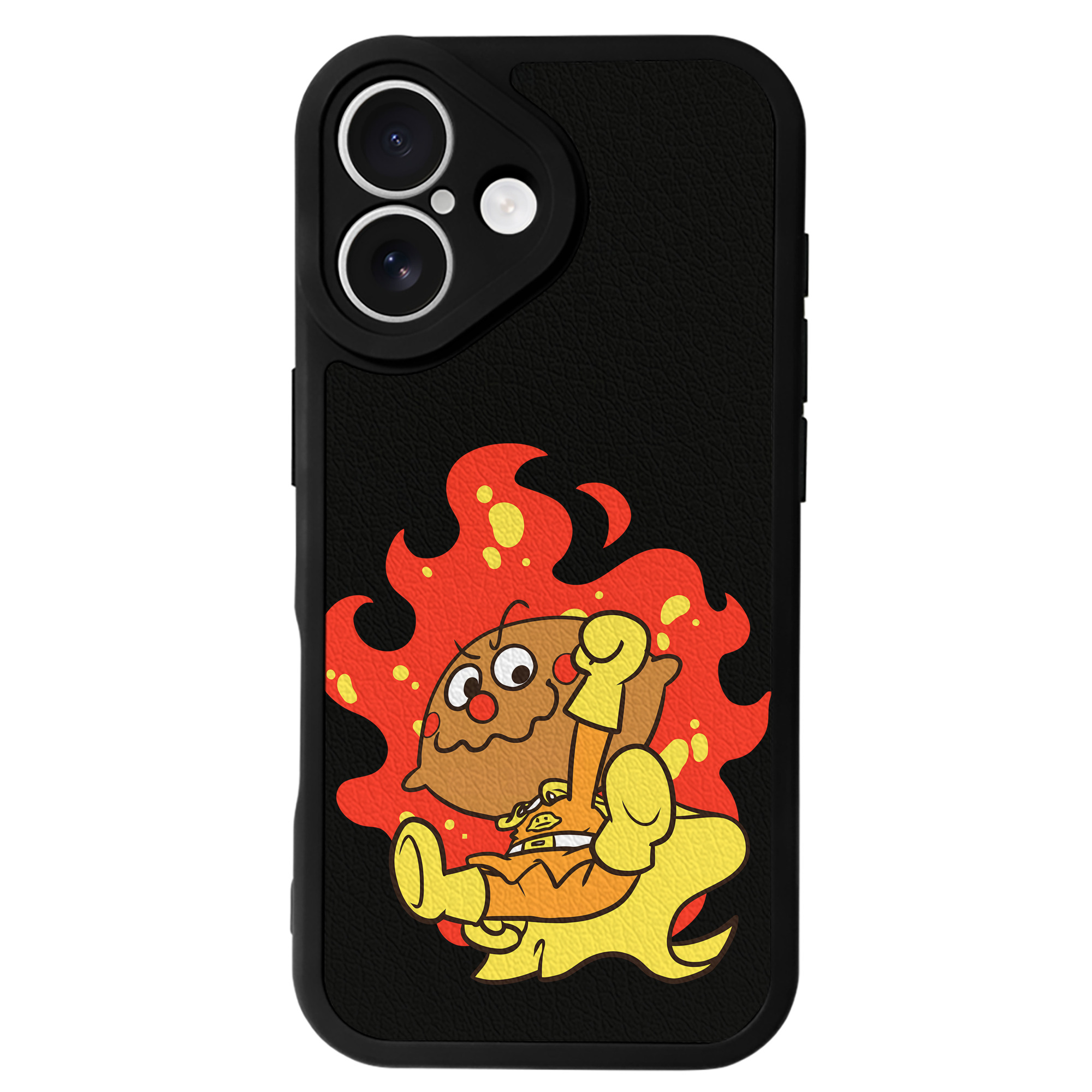（画像用） アンパンマン Anpanman 【iPhone 16シリーズ対応】シリコンスマホケース（レザー調） 材質：シリコン